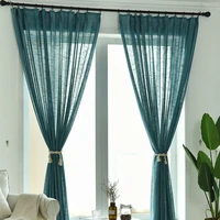 news yarn curtains for living room solid color curtains decorative thick custom curtain for kitchen bedroom window home decor