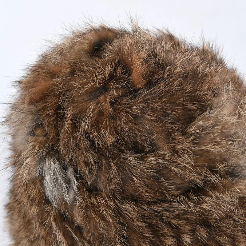 

2021 Autumn and Winter Women's Luxury Hats Fashion Fur Hats Knitted Hats Rabbit Knitted Knitted Wool Hats