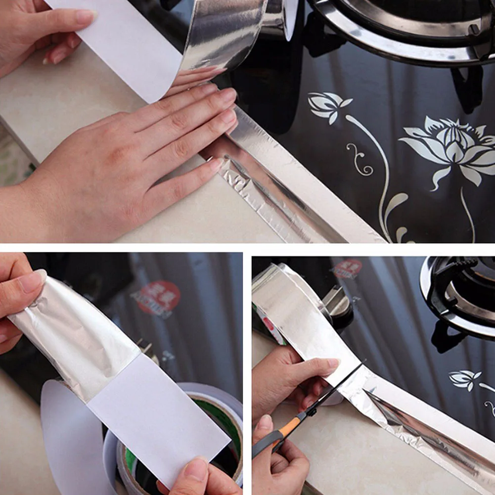 Клейкий рулон термостойкая термобезопасная Полезная лента из алюминиевой