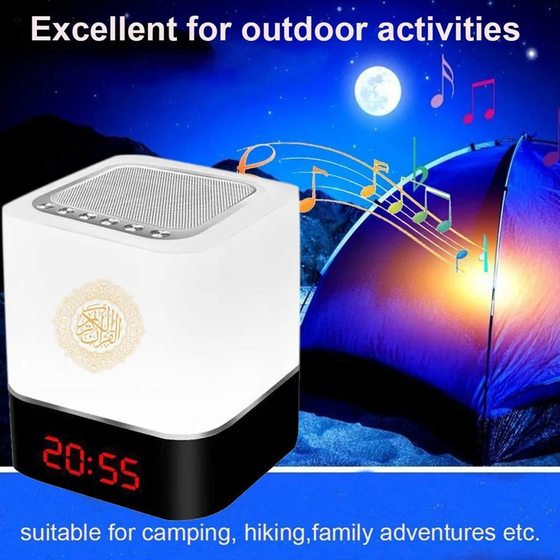 Хит продаж Беспроводная колонка с Bluetooth цветная светодиодсветильник ка Коран
