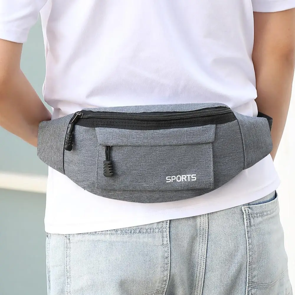 Мужская Женская поясная сумка для отдыха модная Оксфорд спорта фитнеса простая