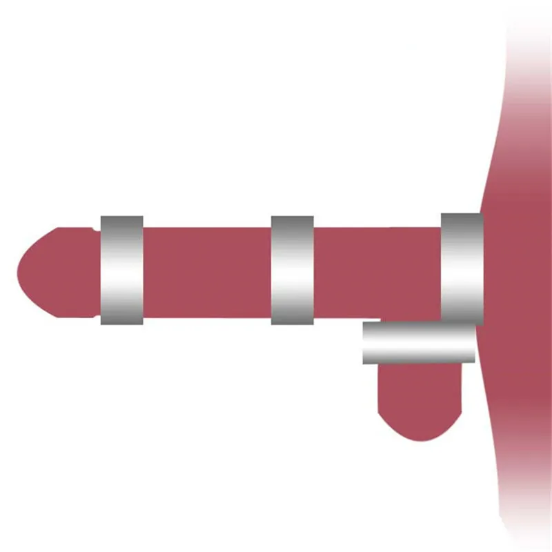 Винтовые Кольца для пениса из нержавеющей стали длительная задержка более