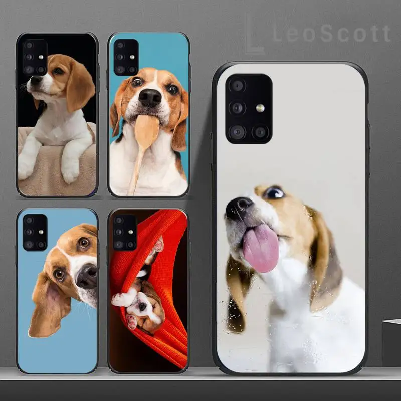 

Beagle Dog Phone Case For Samsung A32 A51 A52 A71 A50 A12 A21S S10 S20 S21 Plus Fe Ultra