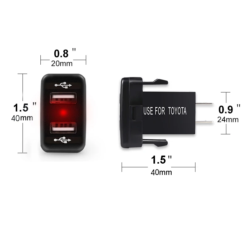 Автомобильное зарядное устройство для телефона 5 В а с двумя USB портами|Кабели