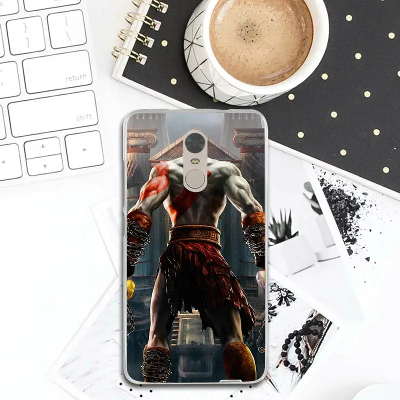 Мягкие чехлы для телефонов из ТПУ Kratos God Of War Seashell Sea Xiaomi Redmi Note 3 3S 4 4A 4X5 5A 6A 7 Y3 Go Pro Plus |