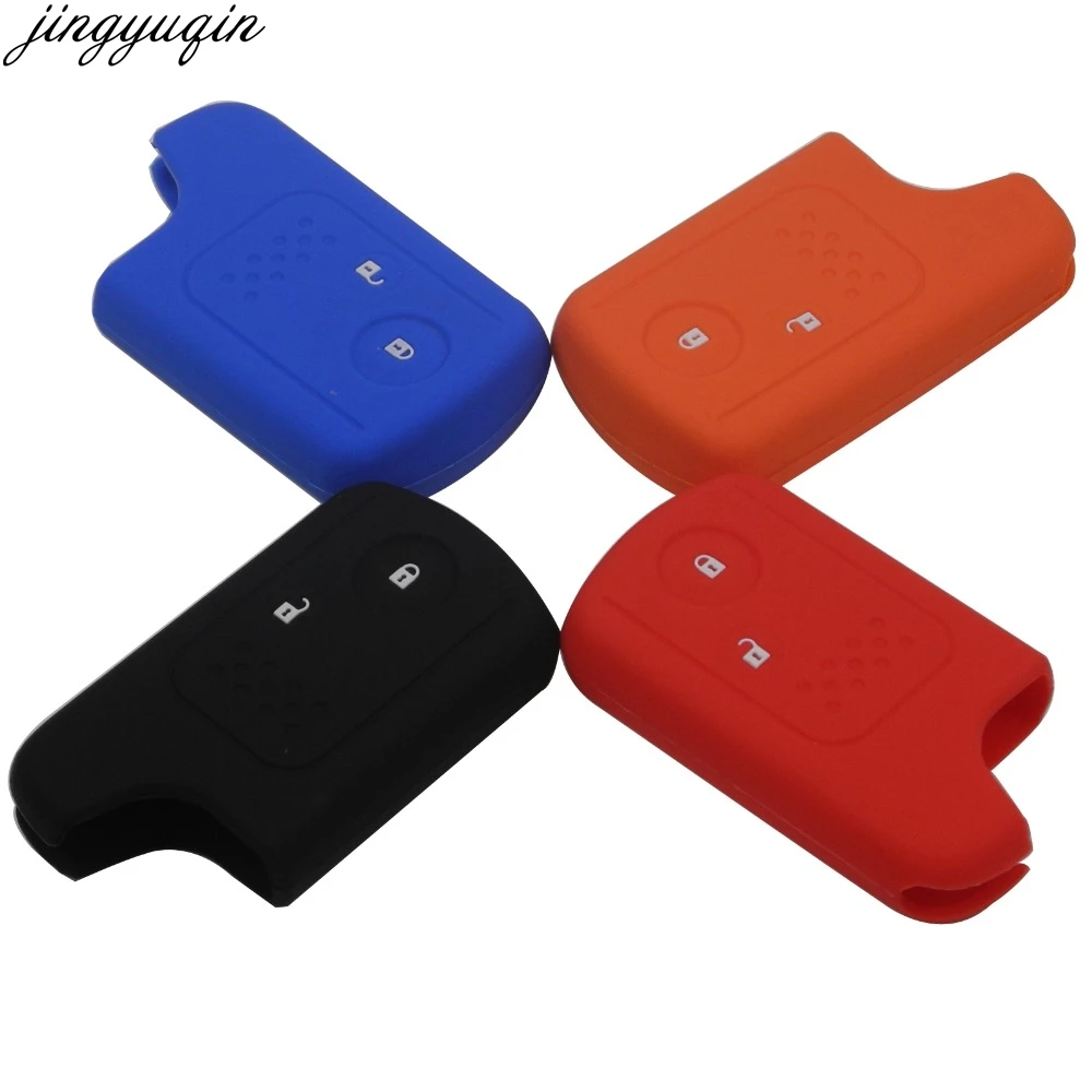 10X дистанционный силиконовый чехол для ключа автомобиля 2 кнопки Honda Accord Fit Crv Civic