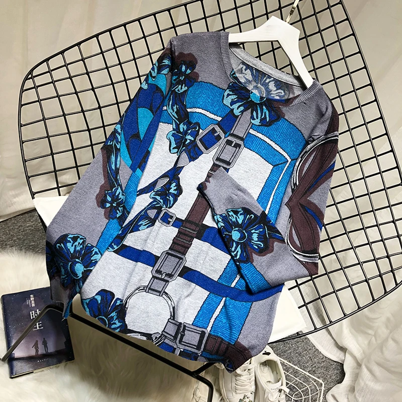 

Fashion Sweaters YK12117 2021 Runway Luxury famous Brand European Design party style women's Clothing