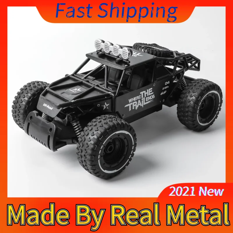 Радиоуправляемая машина 1:10 реальный металл подарок обновленные 2 4G