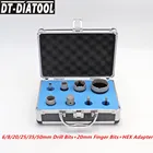 Набор алмазных корончатых сверл для фарфоровой плитки M14, DT-DIATOOL дюйма, 1 комплект, 6820253550 мм