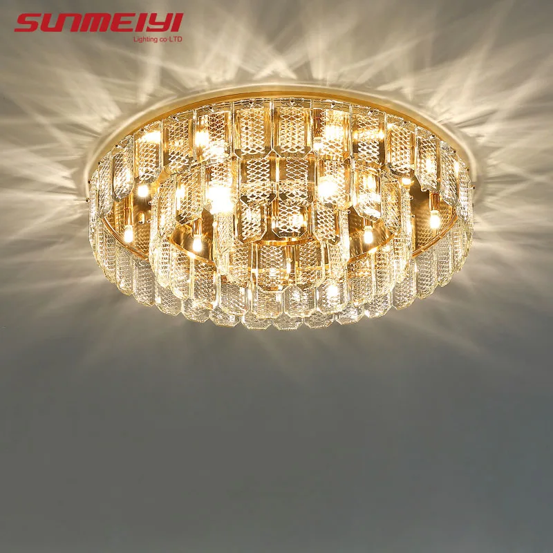 

Modern Led Ceiling Lights For Bedroom Living Room Crystal Ceiling Lamp Kitchen Deco Lighting Fixture Nordic luminaire plafonnier