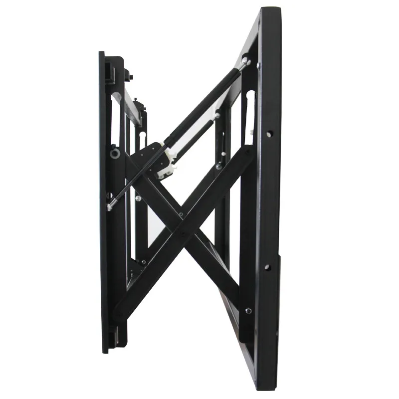 

Double pneumatic structure TV lift front maintenance bracket wall mounting large screen display splicing hanger tv lift