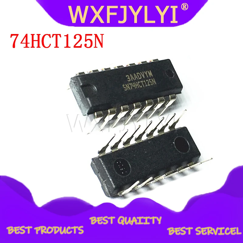 5 шт./лот 74HCT125N SN74HCT125N 74HCT125 DIP-14: качественные | Электронные компоненты и