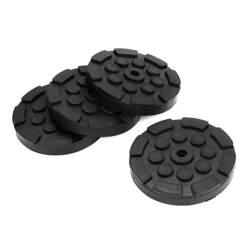 

4 Pcs Car Round Rubber Arm Pads Auto Jacking Lift Pads Weightlifter Accessories Jacking Pad Adapter