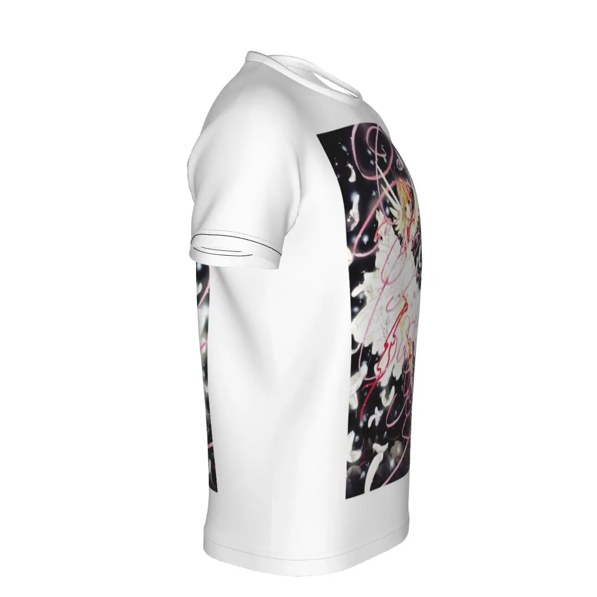 

2021 KINOMOTO SAKURA men's round neck fit soft printed T-shirt Poster comics KINOMOTO SAKURA women's summer top casual T-shirt