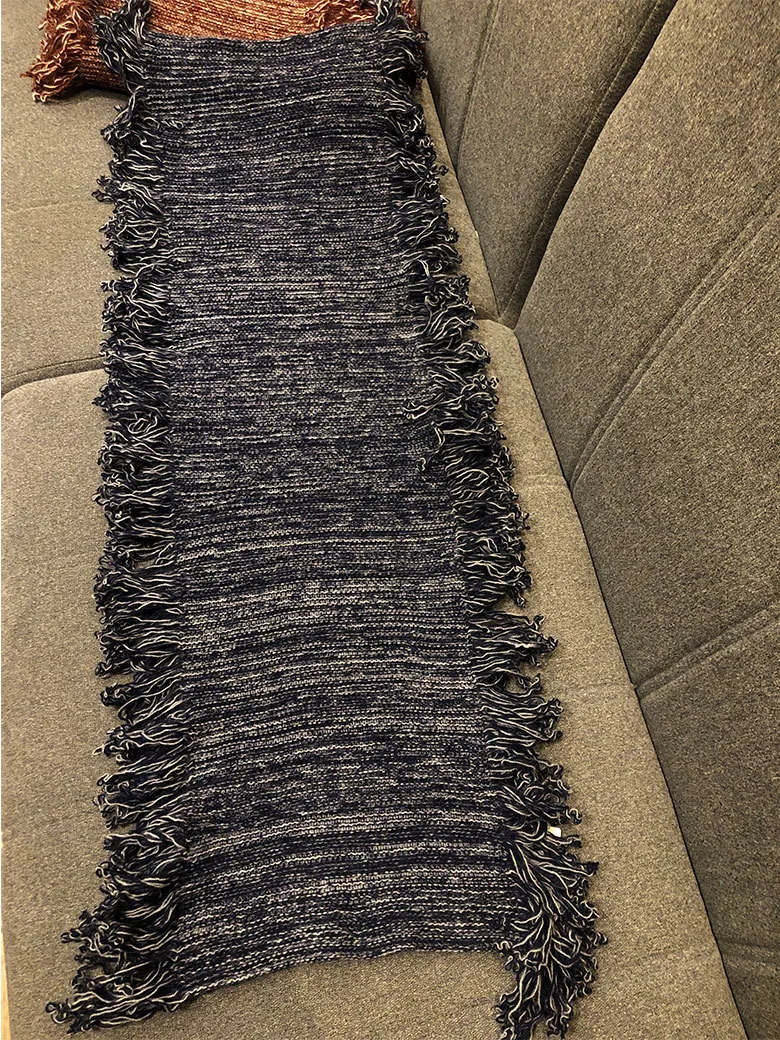 NAIZAIGA 100% Кашемировый шарф с бахромой толстый для влюблённых женщин серый длинный шарф девочки целый кашемировый шаль JRSM653 on.