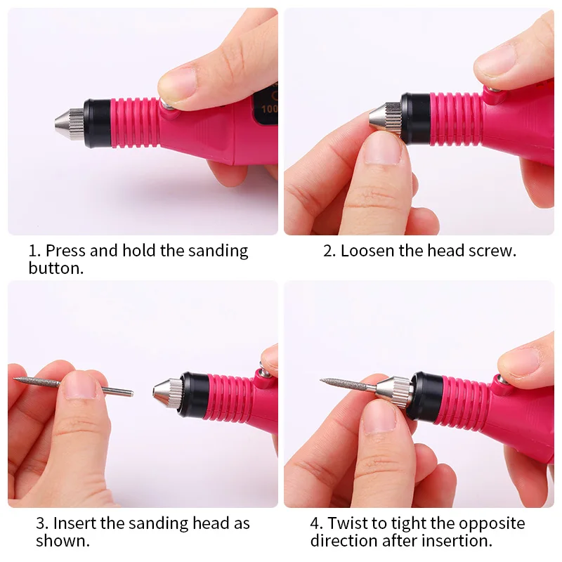 

BORN PRETTY Electric Nail Drill Machine Milling Cutter Set Manicuring Gel Remover Professional Nail File Pedicure Nail Tool Kit