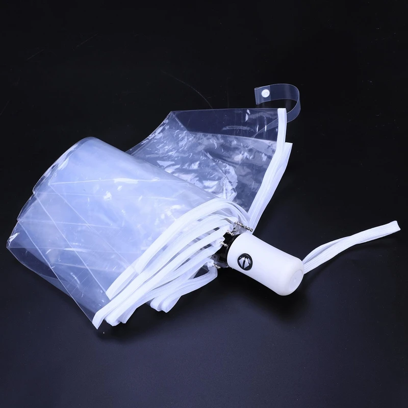 Прозрачный зонт автомат от дождя для женщин и мужчин автоматический солнца