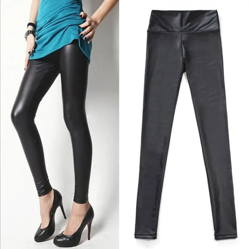 

Sexy Legging Punk Black Skinny Pants Fashion Black High Waist Legging Stretch Plus Size Push Up Leggins