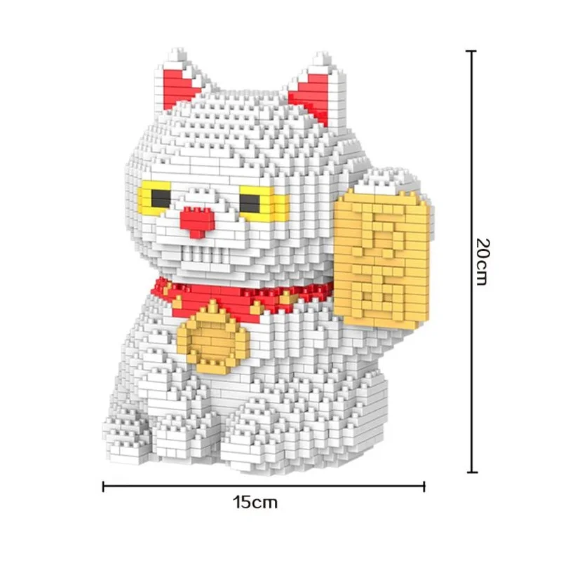 HC магические блоки Мультяшные сборные DIY пластиковые строительные кирпичи