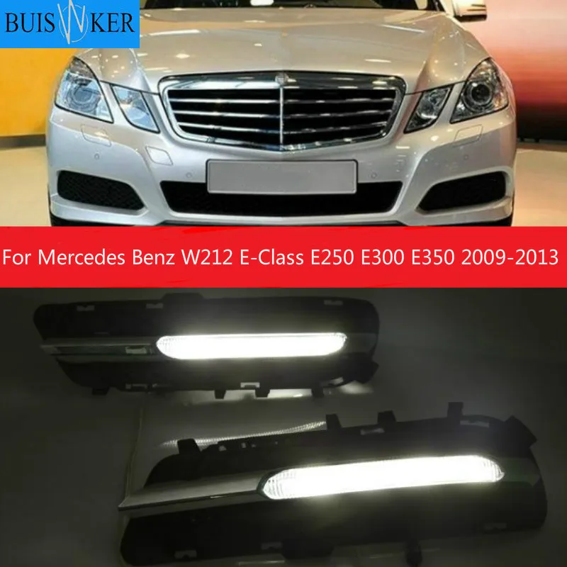 

Car DRL LED Daytime Running Light DRL Lights Fog Lamp For Mercedes For Benz W212 E-Class E250 E300 E350 2009-2013