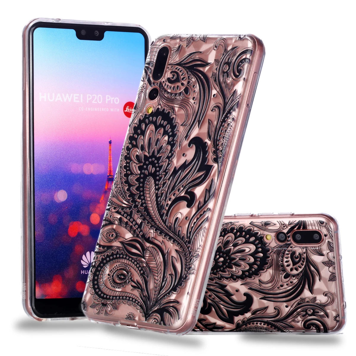 Для Huawei P30 Pro Lite противоударный мягкий чехол в форме бриллианта для P20 Y5 Y6 2019 P Smart Plus