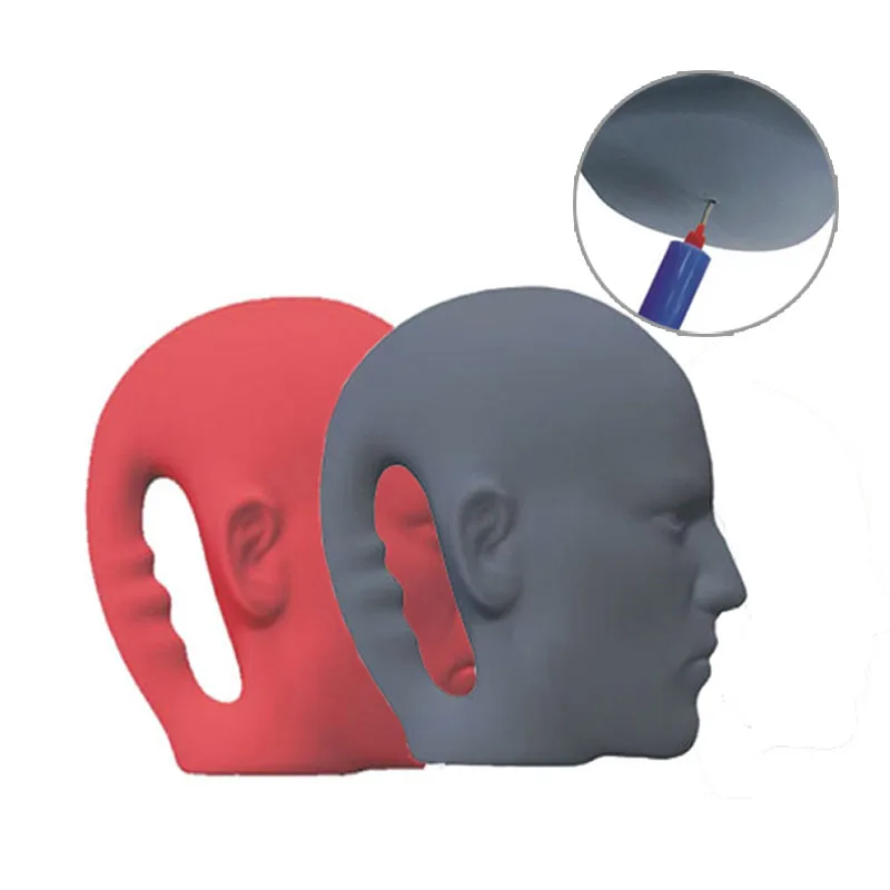 Профессиональная голова человека в форме бокса цель ПВХ ногами Pad тренировка