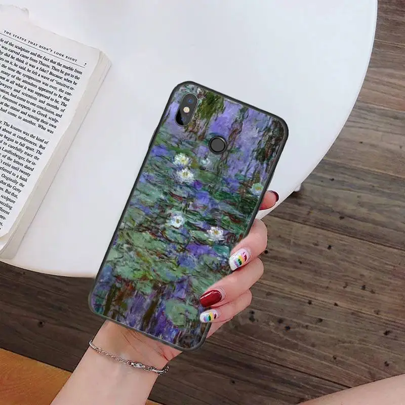 

Retro art Claude Monet painting Phone Case For Xiaomi Redmi note 7 8 9 t max3 s 10 pro lite Luxury brand shell funda coque