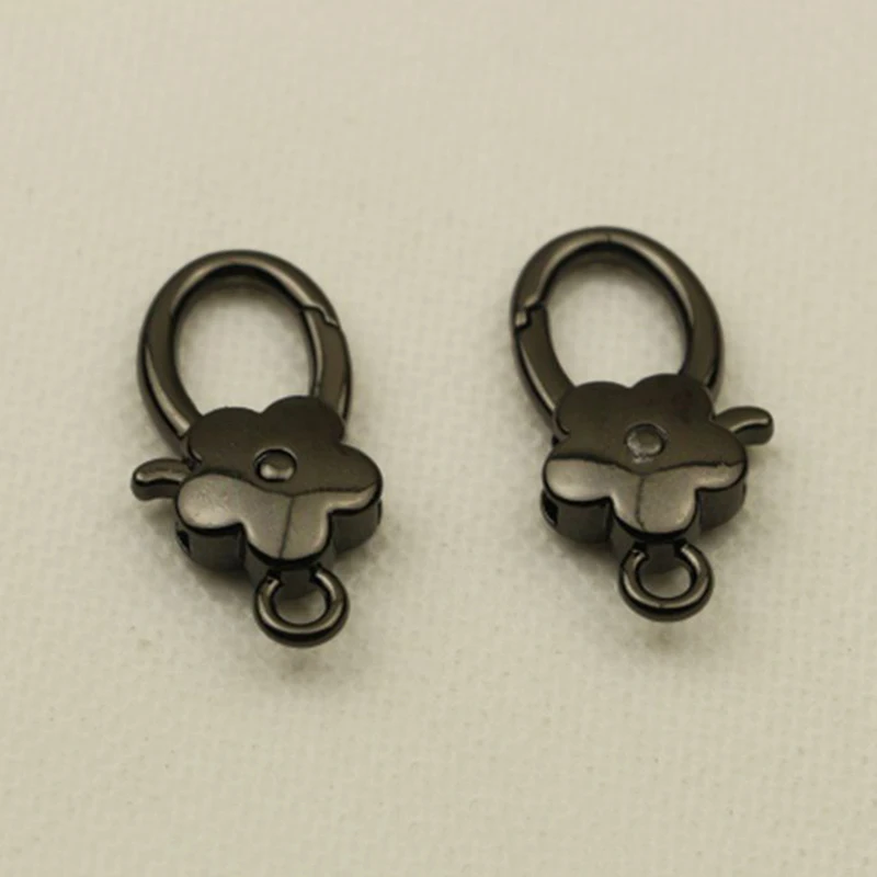 Металлический защелкивающийся крючок в форме цветка 1 шт. модная подвесная