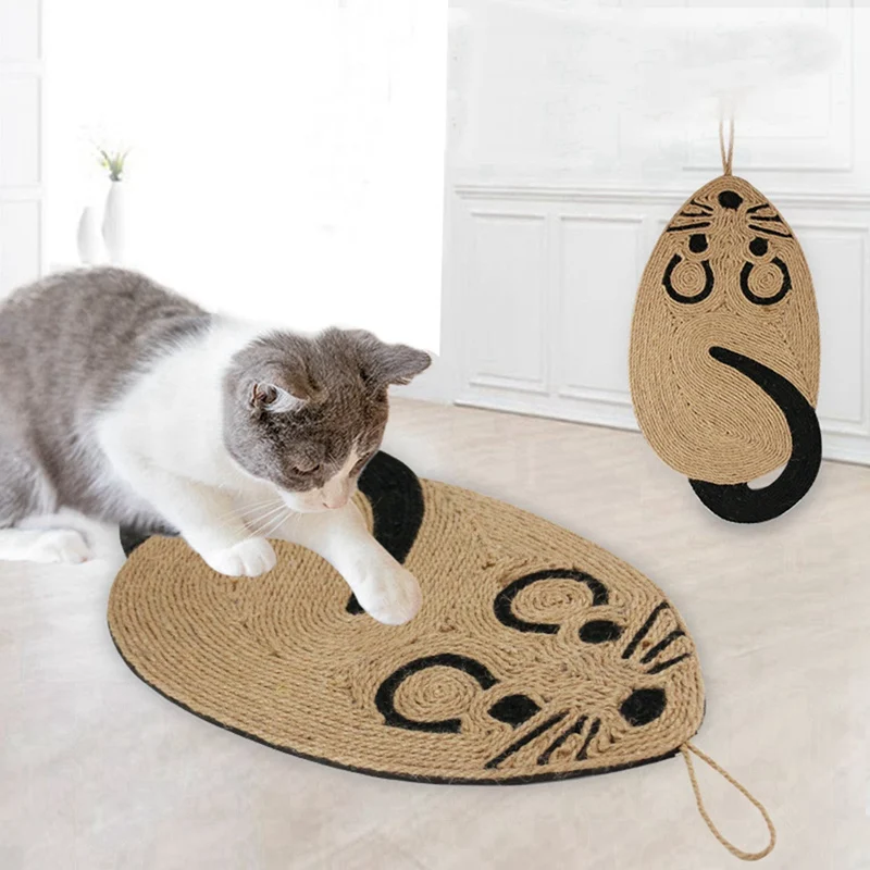 

Pet Cat Scratcher Board Scratching Post Mat Pet Supplies Cat Sisal Mat Kitten Scratch Pad Corrugated Paper Scratch Board