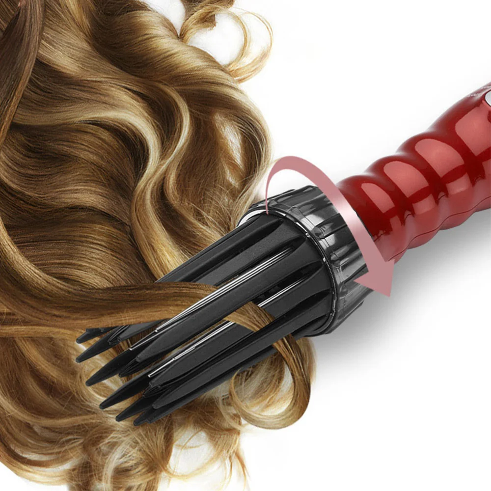 

1PC 3-in-1 Multi-purpose Hair Dryer Perm Hair Curler Warm-air Comb with US Plug