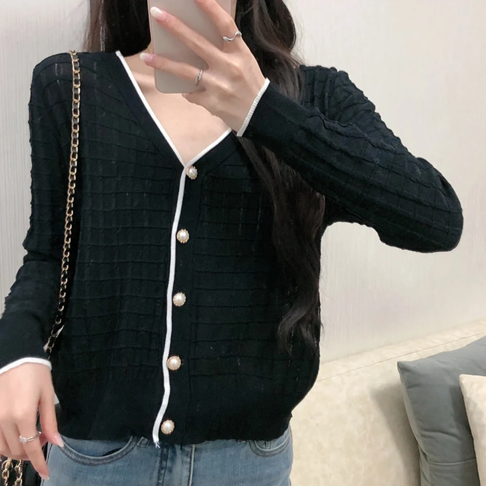 

Women Sweaters Autumn Vintage Cardigans Loose Winter Sweater Women Knitted Women Cardigan Knit Button
