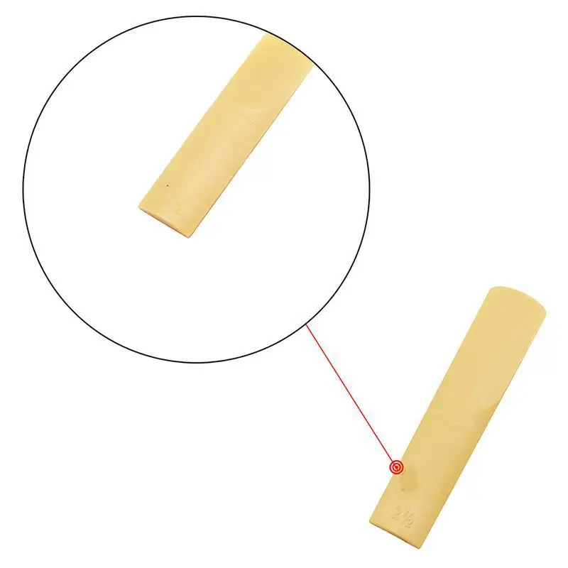 2x ABS Reed Strength 2 5 для Alto Eb саксофона Sax аксессуар белый и желтый | Спорт развлечения
