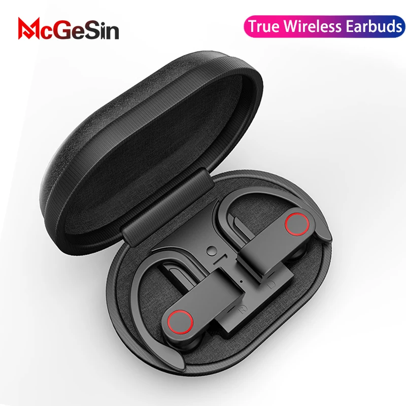 McGeSin беспроводные наушники Bluetooth V5.0 TWS Беспроводная Спортивная гарнитура