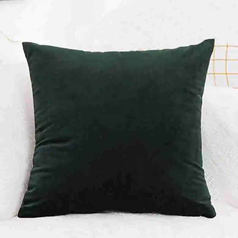 

Velvet Cushion Cover Pillowcase Color Pillow Decor Sofa Room Living Decoratiion Throw Wholesale Accessorie 40*40cm Room Cov Z3V6