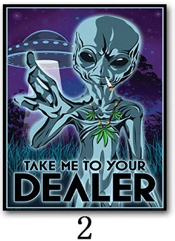 2 Психоделическая футболка плакат абстрактный Blacklight картины художественные принты современные настенные картины на холсте для гостиной домашний декор - Цвет: 2