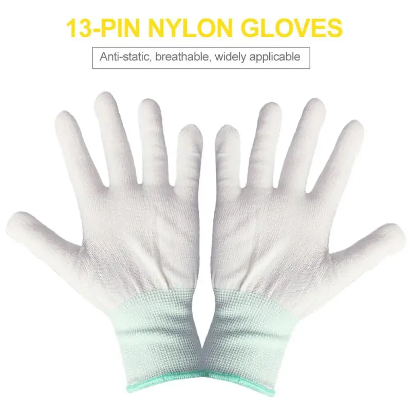

Universal 10 Pairs Polyester Fingers Golves Comfortable Working Golves For Left and Right Hand Garden/Household/Cleaning Supply