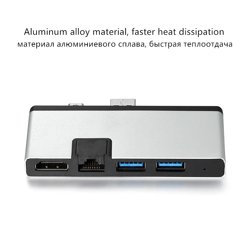 USB концентратор AJIUYU с mini DP на Multi RJ45 HDMI для Microsoft Surface Pro 6 5 4 док станция адаптер
