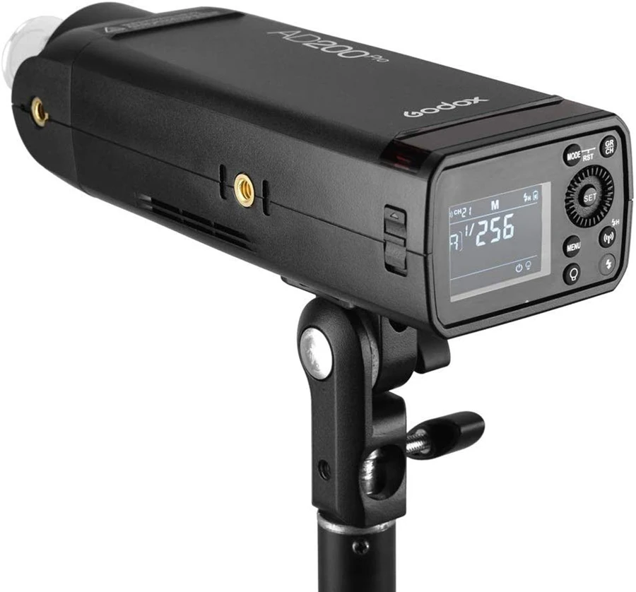 Godox AD200 Pro AD200Pro 200Ws 2,4G Вспышка стробоскоп 1/8000 HSS 500 полная мощность вспышки 0,01-2,1 s переработка батареи 2900 мАч