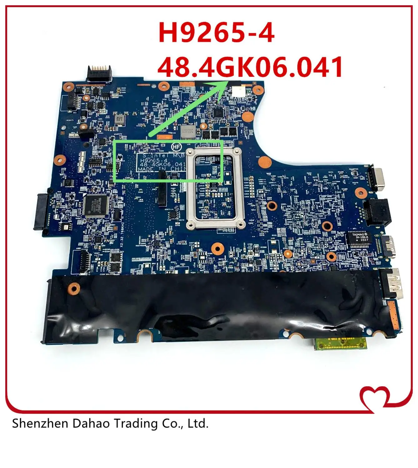 

For HP 4520S 4720S Notebook PC 598667-001 598669-001 Motherboard 48.4GK06.041 mainboard Free I3 CPU All functions fully Tested