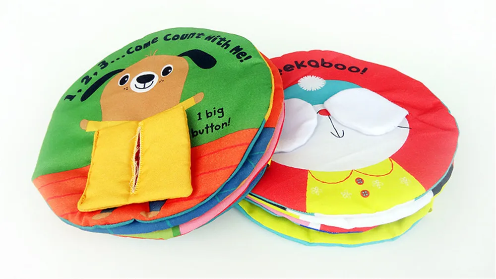 1 шт. детские мягкие книги игрушки милые животные стиль младенческой раннего