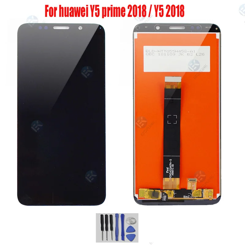 100% тестирование для Huawei Y5 Prime 2018 полный ЖК-дисплей + дигитайзер сенсорного экрана