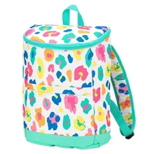 Large Capacity Insulated Cooler Backpack Stripe Keep Cold Bag For Beach Picnic Camping Travel