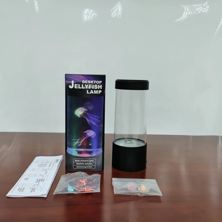

LED Jellyfish Lamp Bedside Night Light Color Changing Jellyfish Tank Aquarium Led Lamp Relaxing Mood Lights Lava Lamp Kids Gifts