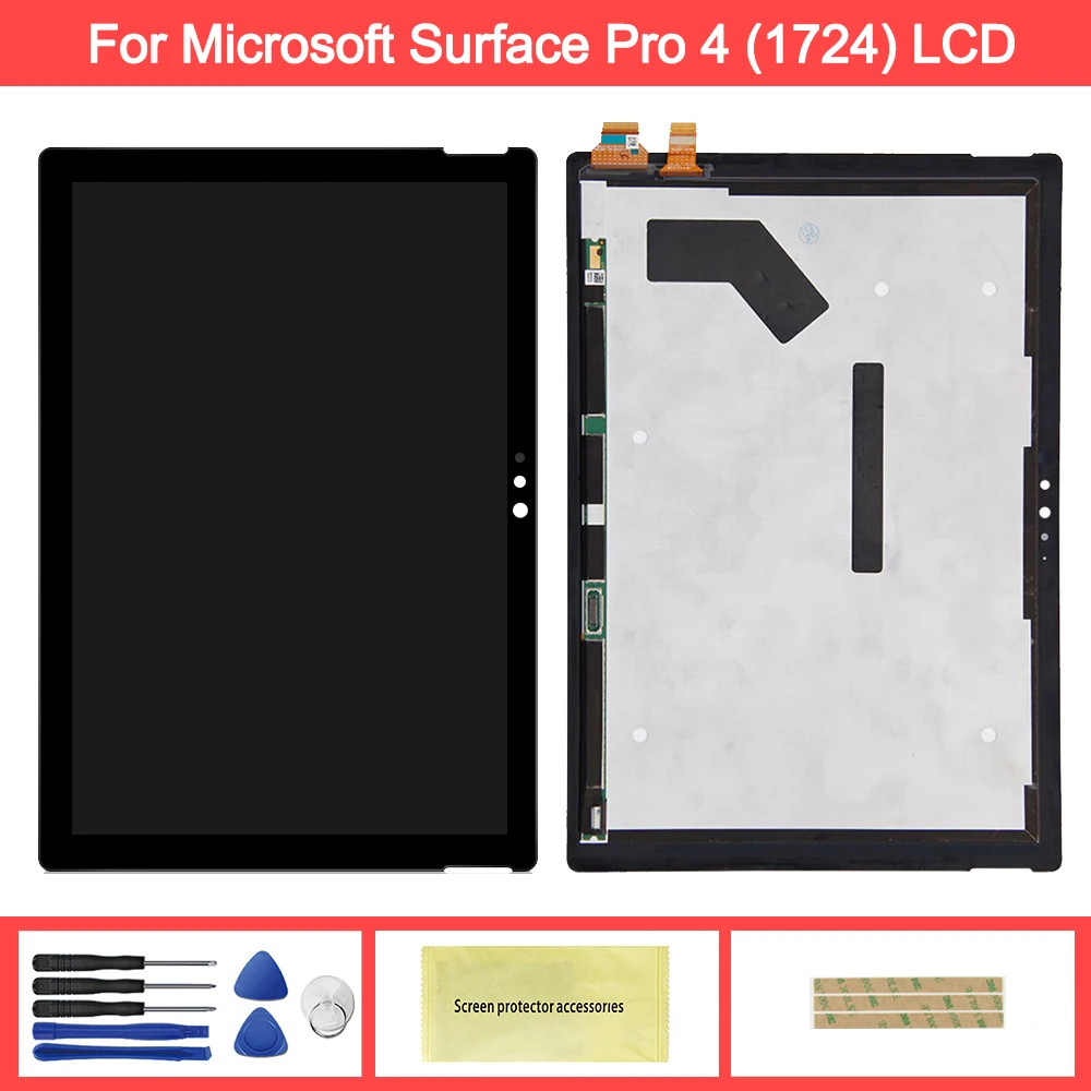 Дисплей для MicroSoft Surface Pro 4 1724 LCD дисплей замены ЖК экрана Microsoft 4|ЖК-экраны и панели