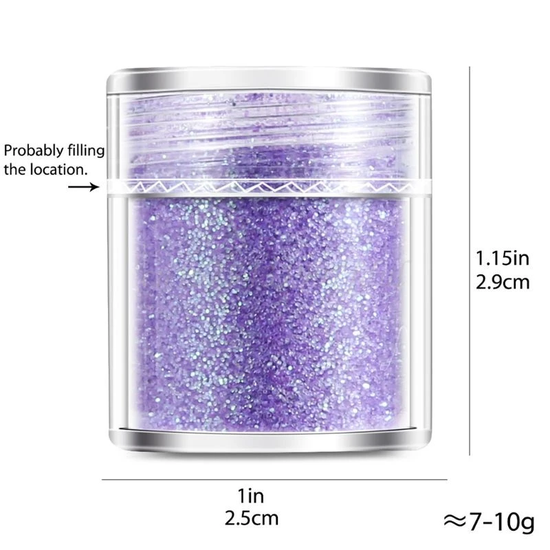 

16 Bottles Nail Art Sequins Filling Flash Glitter Powder UV Epoxy Resin Pigment