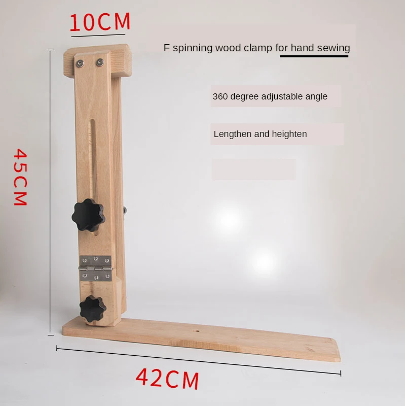 Зажим из кожи и дерева для ручного шитья инструменты рукоделия работы с кожей