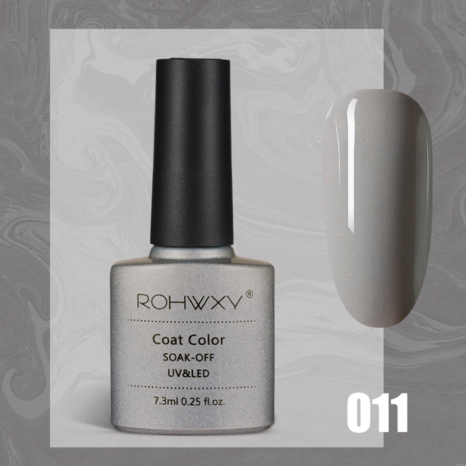 ROHWXY УФ-гель для ногтей Гибридный лак для замачивания ногтей полуперманентный верхний Базовый лак для ногтей все для маникюра Гель-лак - Цвет: A011