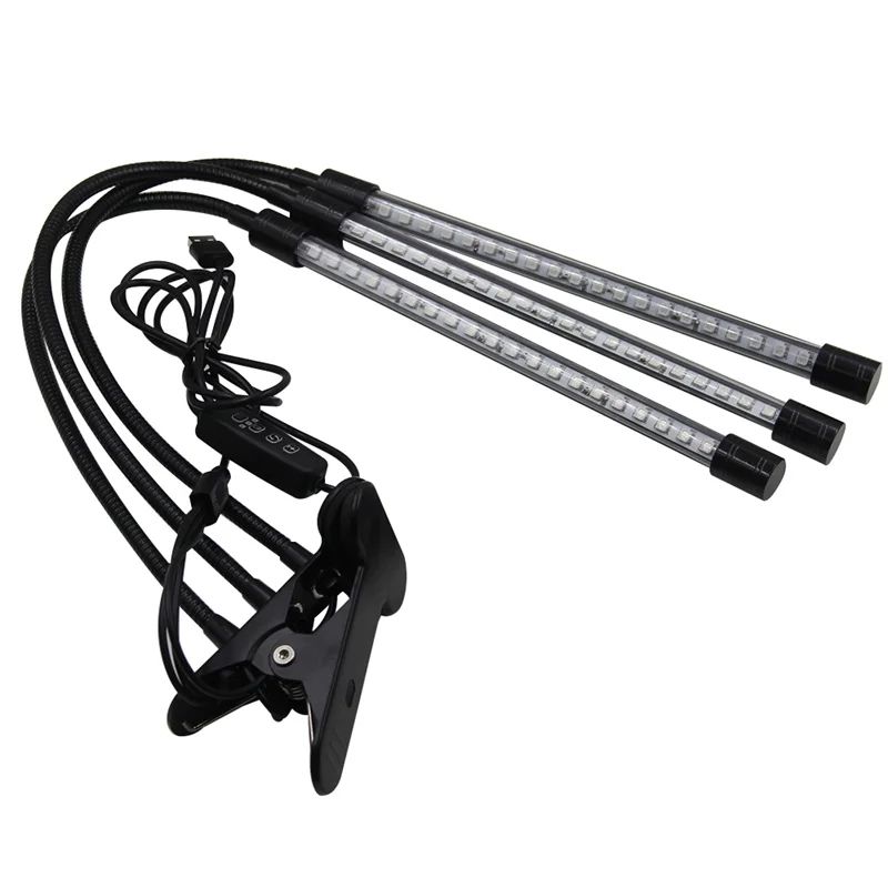 Светодиодсветильник фитолампа полного спектра с usb комнатная лампа для