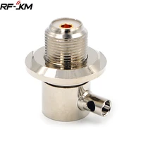 so239 uhf female right angle rf connector for rg402 rg141 coaxial cable