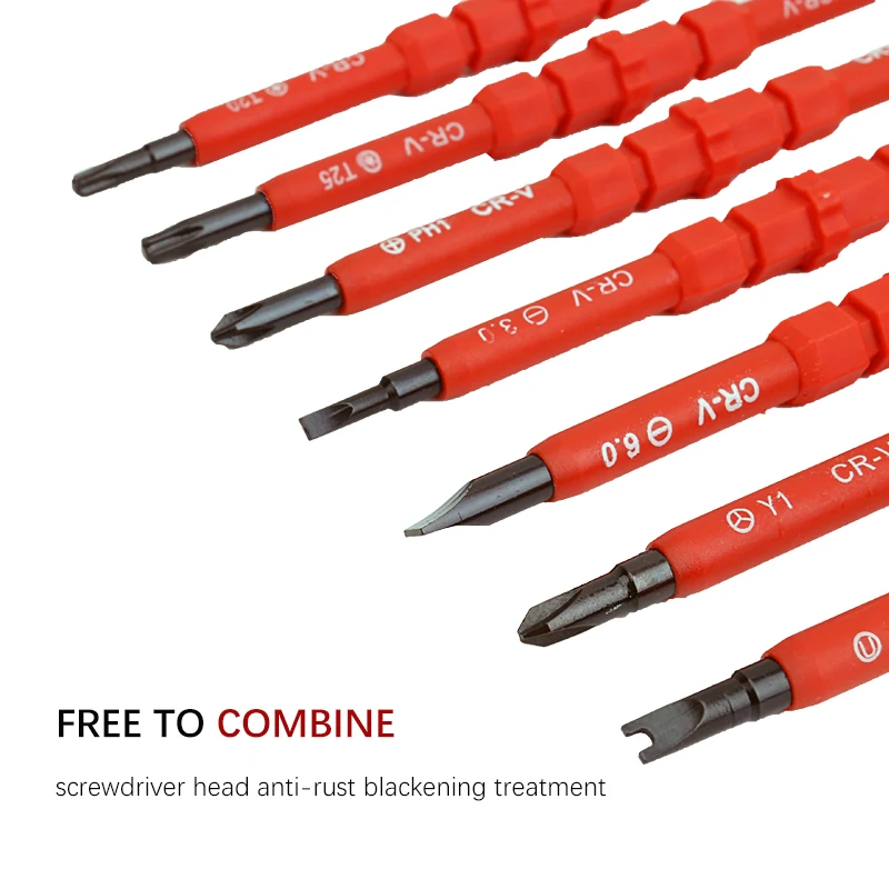 

Insulated Phillips Slotted Screwdriver Magnetic Screwdrivers Electrician Repair Tool Flat Cross Screw Driver Household Hand Tool